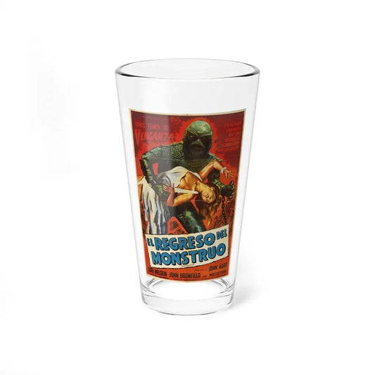 REVENGE OF THE CREATURE (SPANISH) 1955 Movie Poster - Pint Glass 16oz 16oz - Go Mug Yourself
