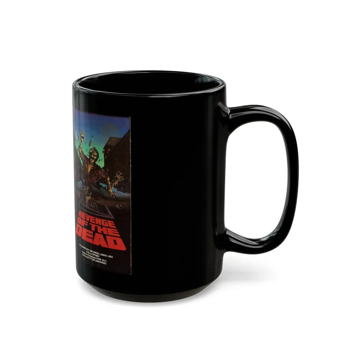 REVENGE OF THE DEAD (VHS COVER) - Black Coffee Mug - Go Mug Yourself