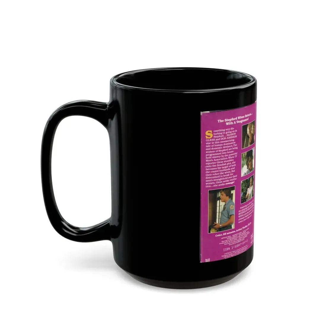 REVENGE OF THE STEPFORD WIVES (VHS COVER) - Black Coffee Mug - Go Mug Yourself
