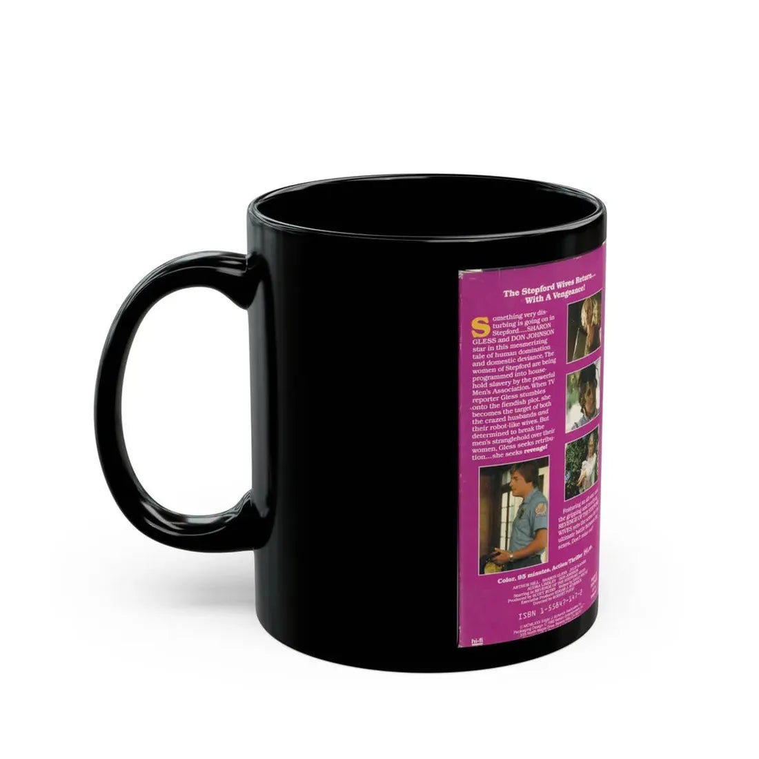 REVENGE OF THE STEPFORD WIVES (VHS COVER) - Black Coffee Mug - Go Mug Yourself
