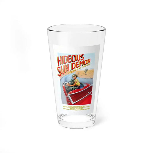 REVENGE OF THE SUN DEMON (HIDEOUS SUN DEMON) 1983 Movie Poster - Pint Glass 16oz 16oz - Go Mug Yourself