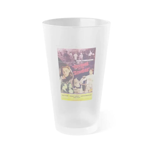 REVENGE OF THE ZOMBIES 1943 Movie Poster - Frosted Pint Glass 16oz 16oz Frosted - Go Mug Yourself
