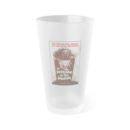 REVENGE OF THE ZOMBIES (BLACK MAGIC II) 1976 Movie Poster - Frosted Pint Glass 16oz 16oz Frosted - Go Mug Yourself