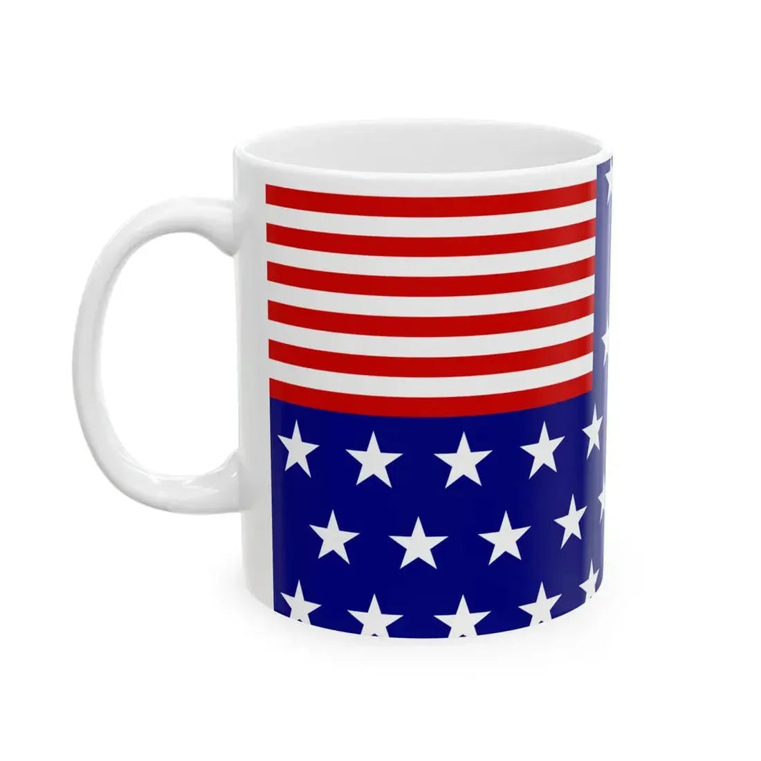 Reverse US Flag (United States) White Coffee Mug - Go Mug Yourself