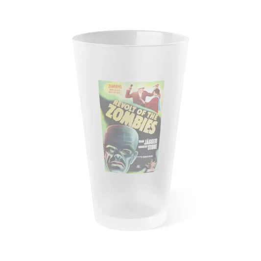 REVOLT OF THE ZOMBIES 1936 Movie Poster - Frosted Pint Glass 16oz 16oz Frosted - Go Mug Yourself