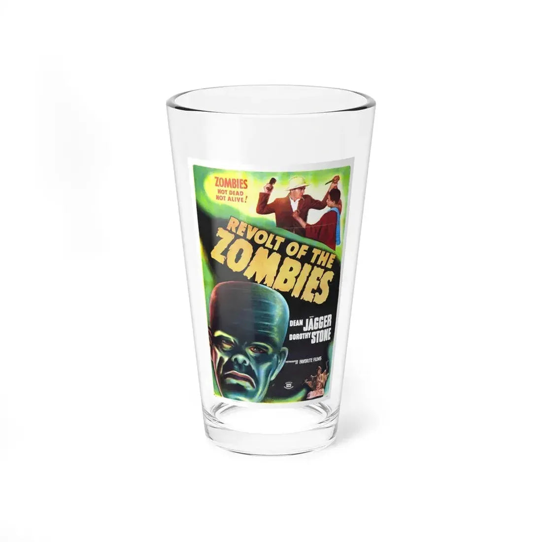 REVOLT OF THE ZOMBIES 1936 Movie Poster - Pint Glass 16oz 16oz - Go Mug Yourself