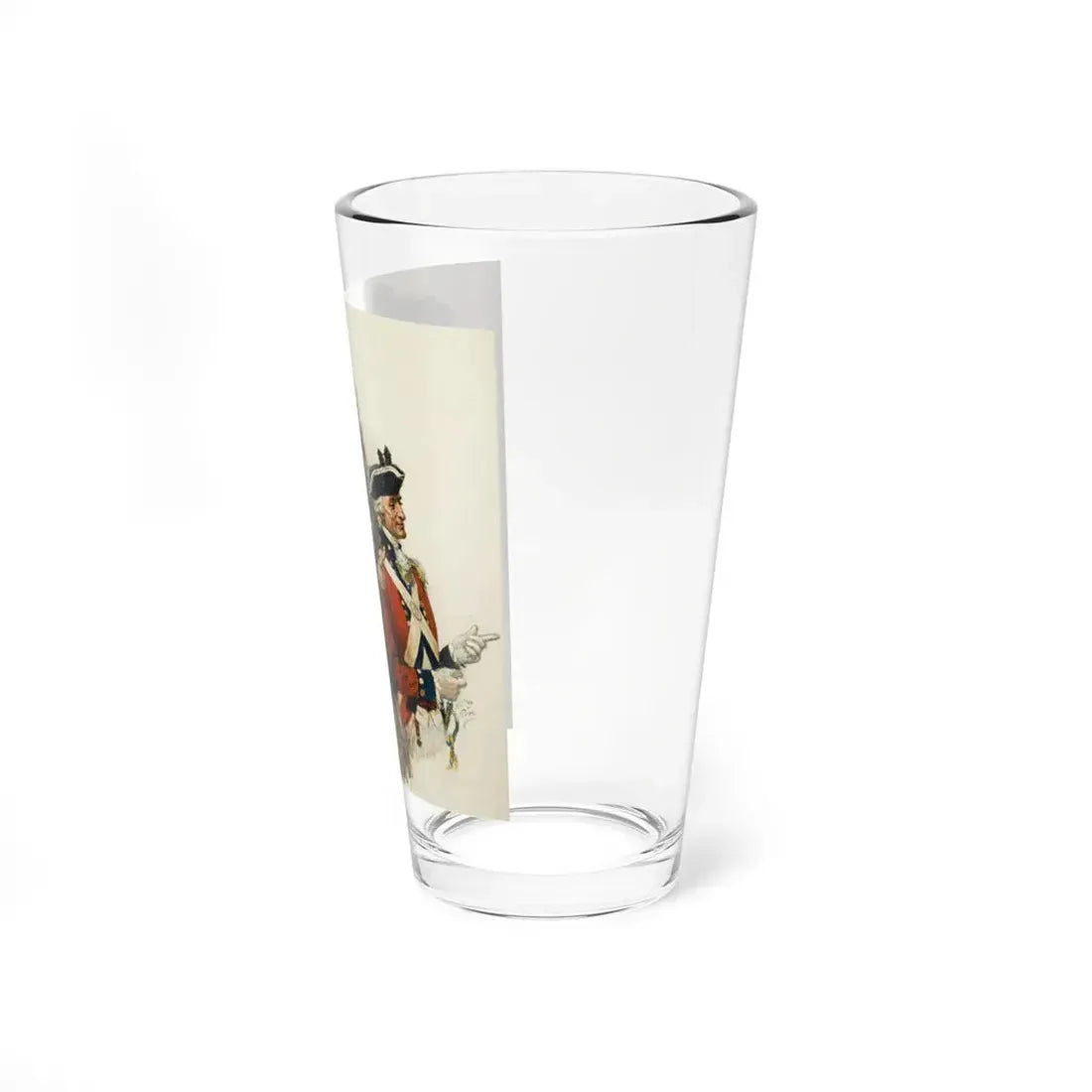 Revolutionary War Scene (Magazine Illustration) Pint Glass 16oz - Go Mug Yourself