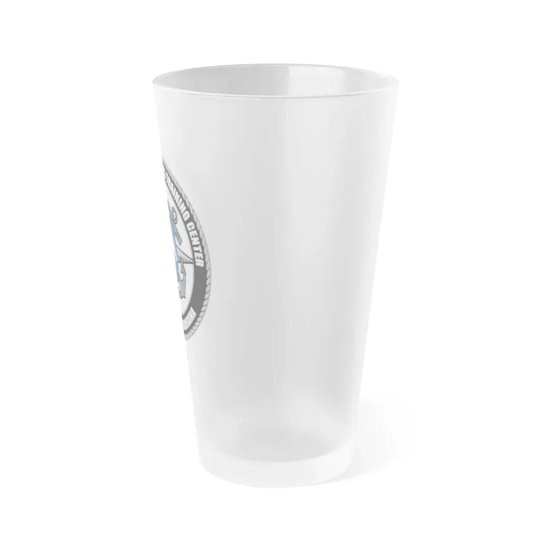 RFTC New Orleans Louisiana (U.S. Coast Guard) Frosted Pint Glass 16oz - Go Mug Yourself