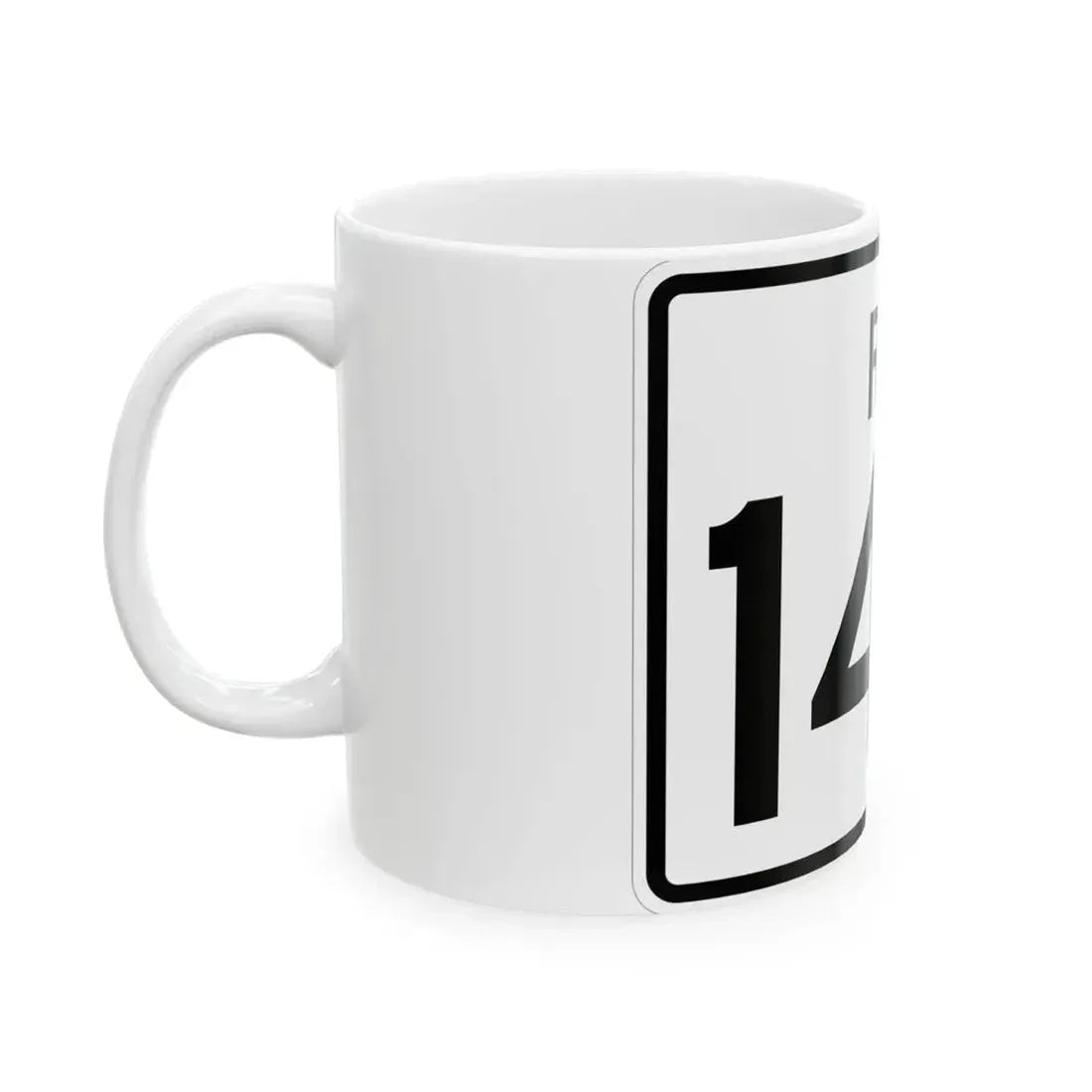 Rhode Island 146 (Rhode Island) (Road Sign) White Coffee Mug - Go Mug Yourself