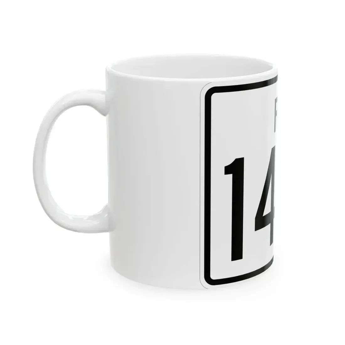 Rhode Island 146A (Rhode Island) (Road Sign) White Coffee Mug - Go Mug Yourself