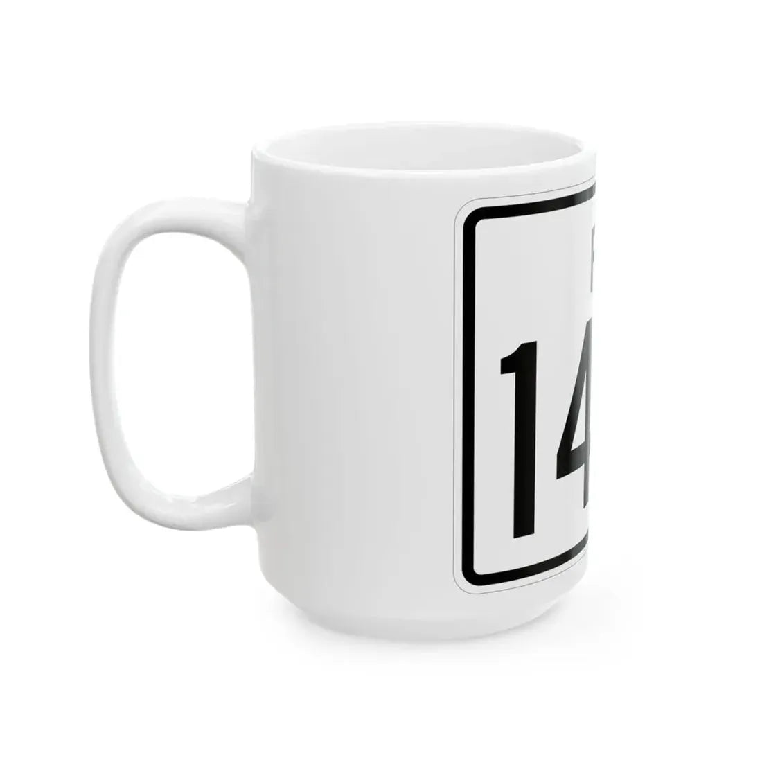 Rhode Island 146A (Rhode Island) (Road Sign) White Coffee Mug - Go Mug Yourself