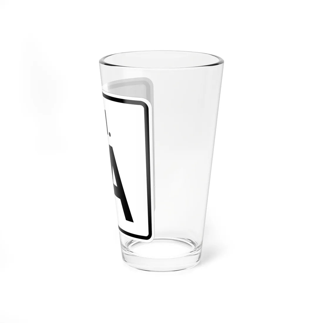 Rhode Island 1A (Rhode Island) (Road Sign) Pint Glass 16oz - Go Mug Yourself