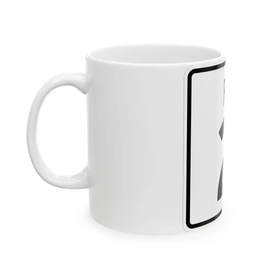 Rhode Island 2 (Rhode Island) (Road Sign) White Coffee Mug - Go Mug Yourself