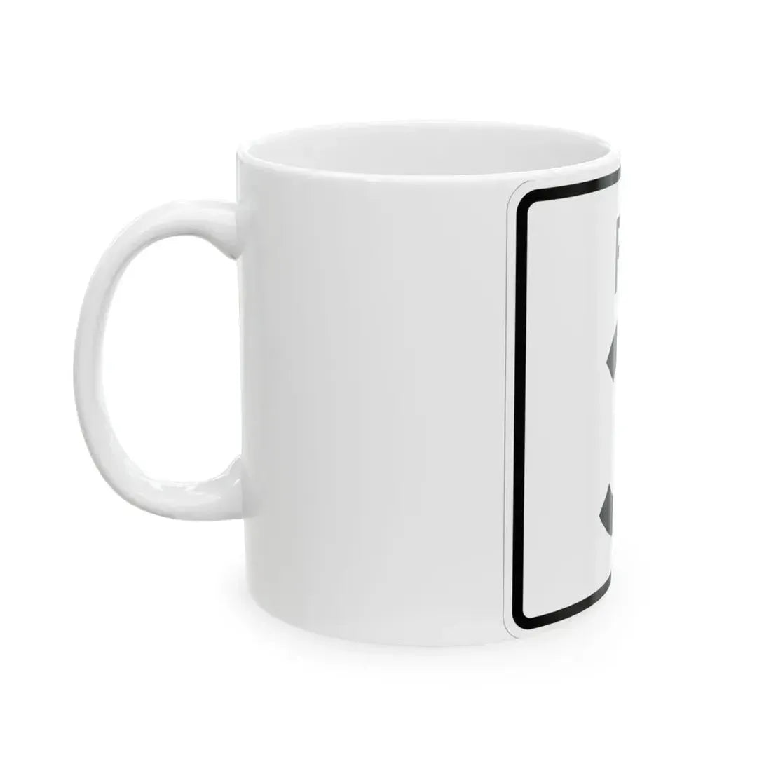 Rhode Island 3 (Rhode Island) (Road Sign) White Coffee Mug - Go Mug Yourself