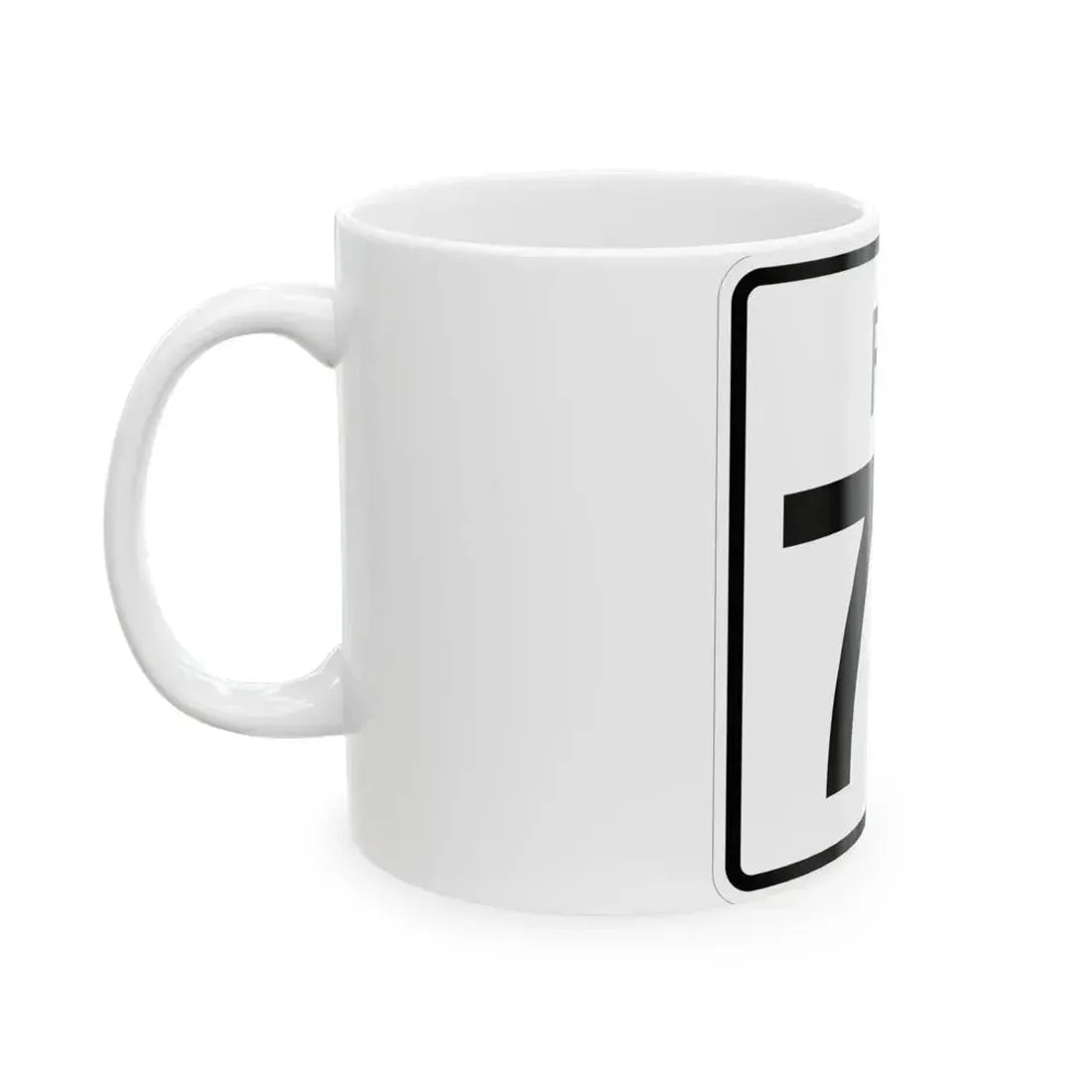 Rhode Island 78 (Rhode Island) (Road Sign) White Coffee Mug - Go Mug Yourself