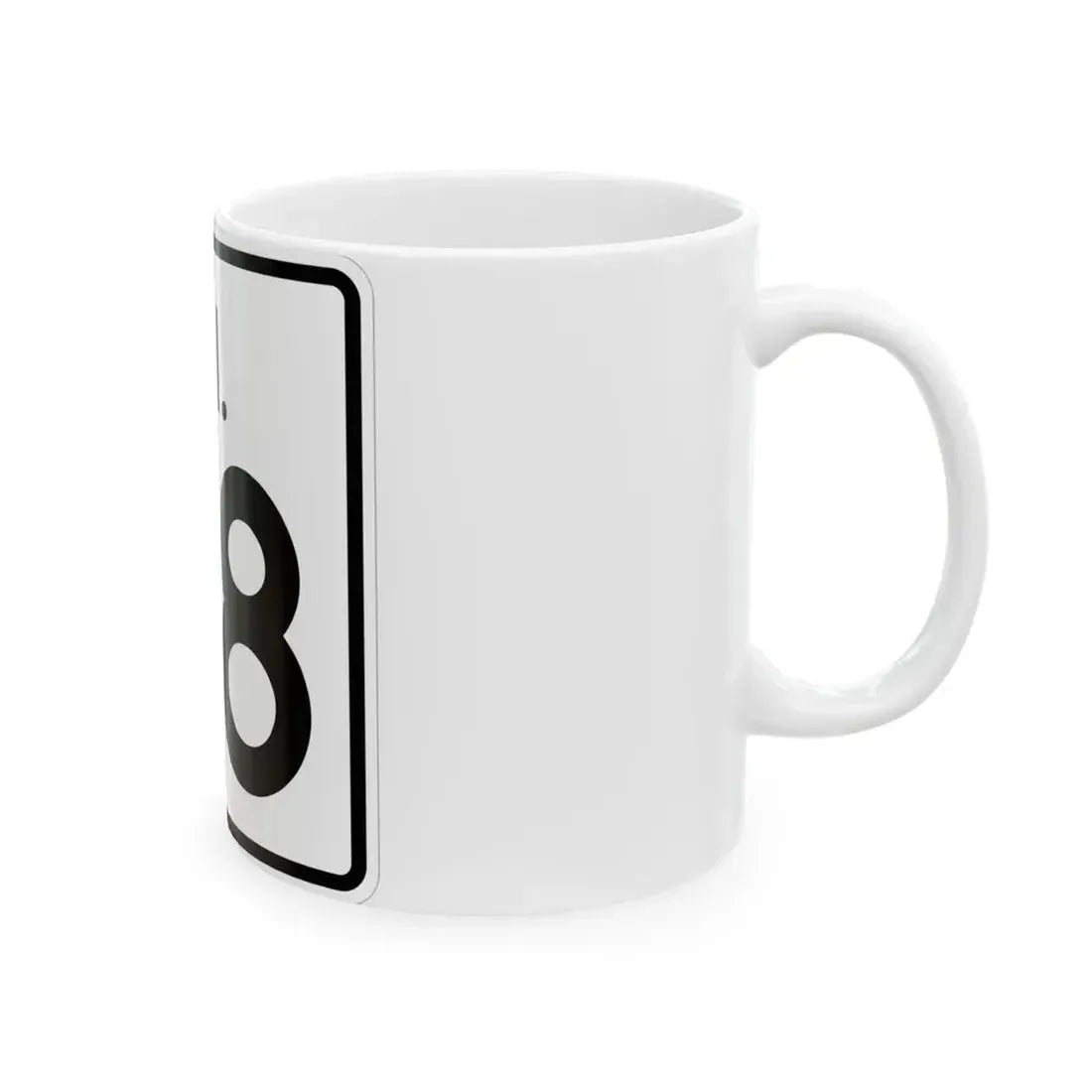 Rhode Island 78 (Rhode Island) (Road Sign) White Coffee Mug - Go Mug Yourself