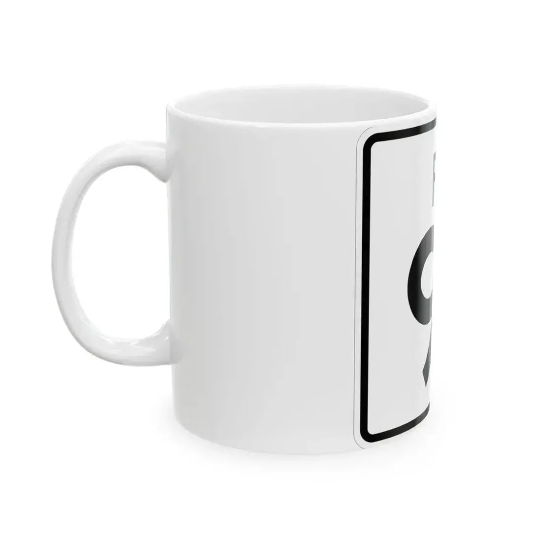Rhode Island 91 (Rhode Island) (Road Sign) White Coffee Mug - Go Mug Yourself