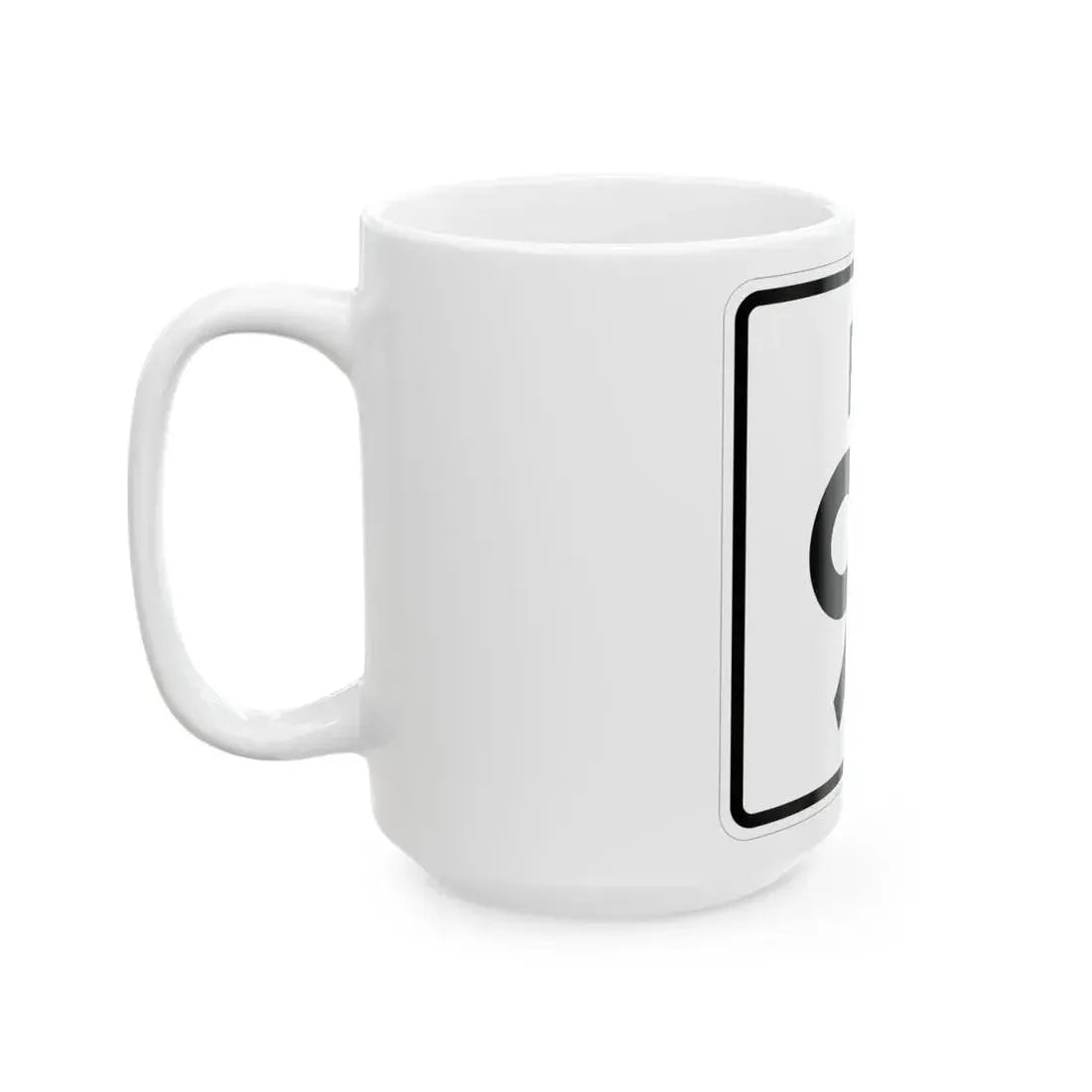 Rhode Island 91 (Rhode Island) (Road Sign) White Coffee Mug - Go Mug Yourself