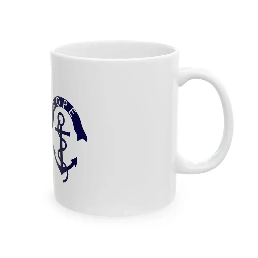 Rhode Island Regimental Flag (United States) White Coffee Mug - Go Mug Yourself