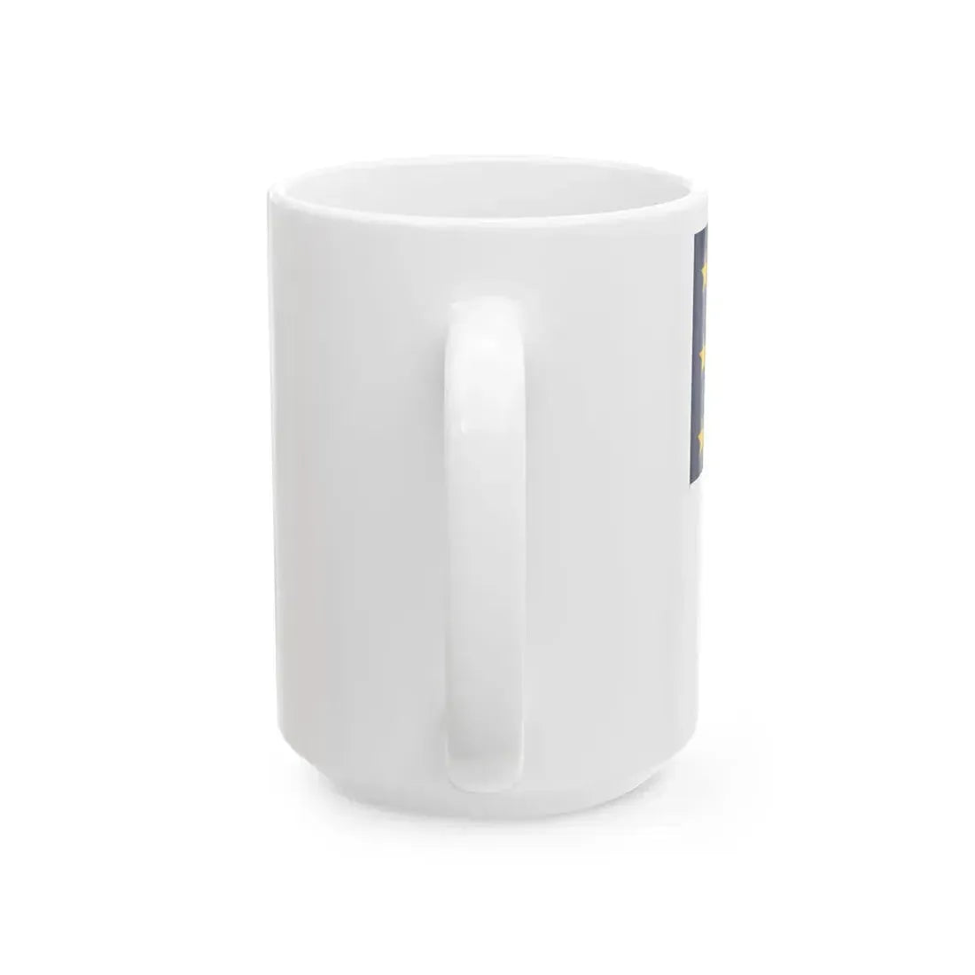 Rhode Island Regimental Flag (United States) White Coffee Mug - Go Mug Yourself
