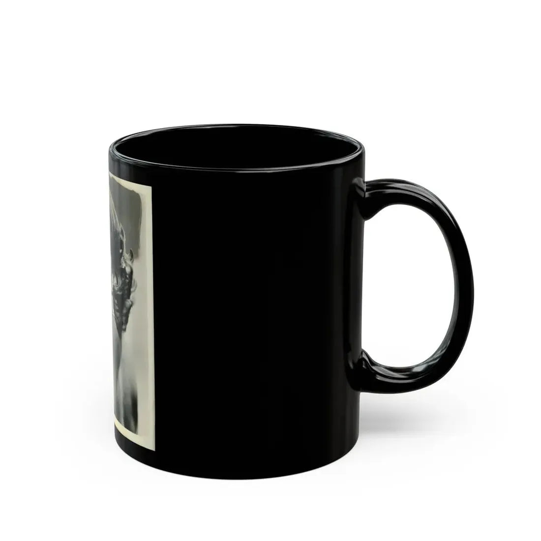 Rhonda Fleming #124 (Vintage Female Icon) Black Coffee Mug - Go Mug Yourself