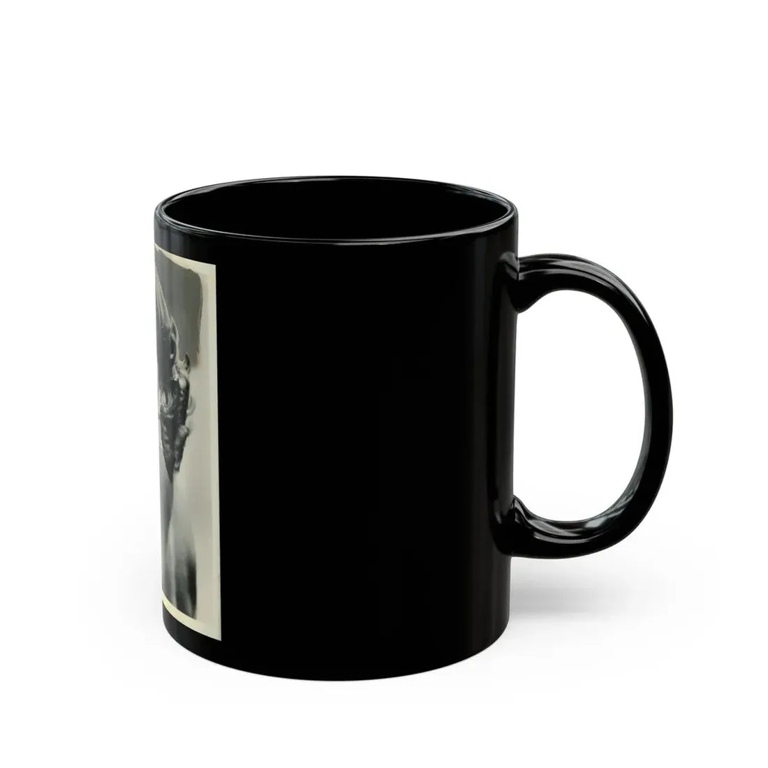 Rhonda Fleming #136 (Vintage Female Icon) Black Coffee Mug - Go Mug Yourself