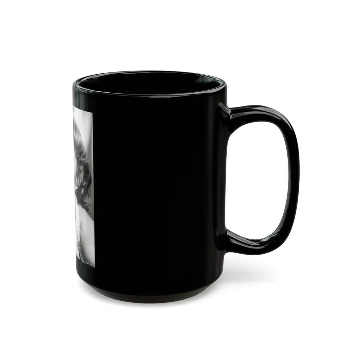 Rhonda Fleming #169 (Vintage Female Icon) Black Coffee Mug - Go Mug Yourself