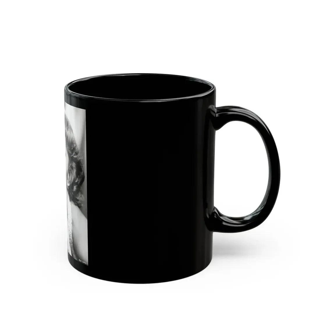 Rhonda Fleming #169 (Vintage Female Icon) Black Coffee Mug - Go Mug Yourself