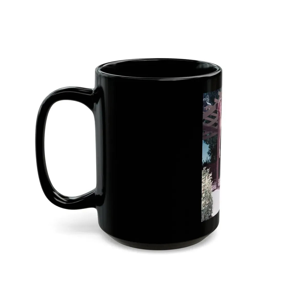 Rhonda Fleming #188 (Vintage Female Icon) Black Coffee Mug - Go Mug Yourself