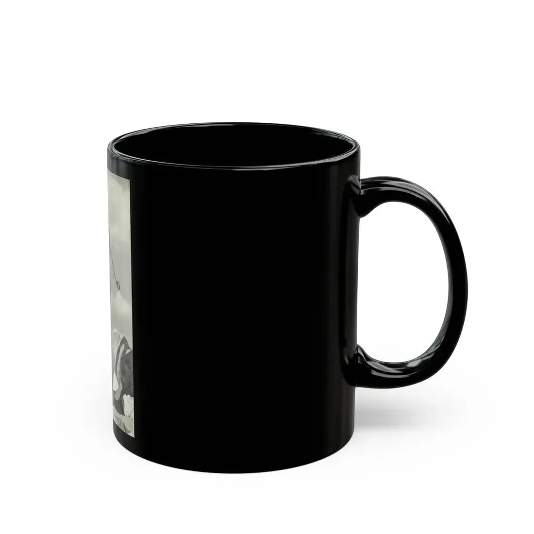 Rhonda Fleming #196 (Vintage Female Icon) Black Coffee Mug - Go Mug Yourself
