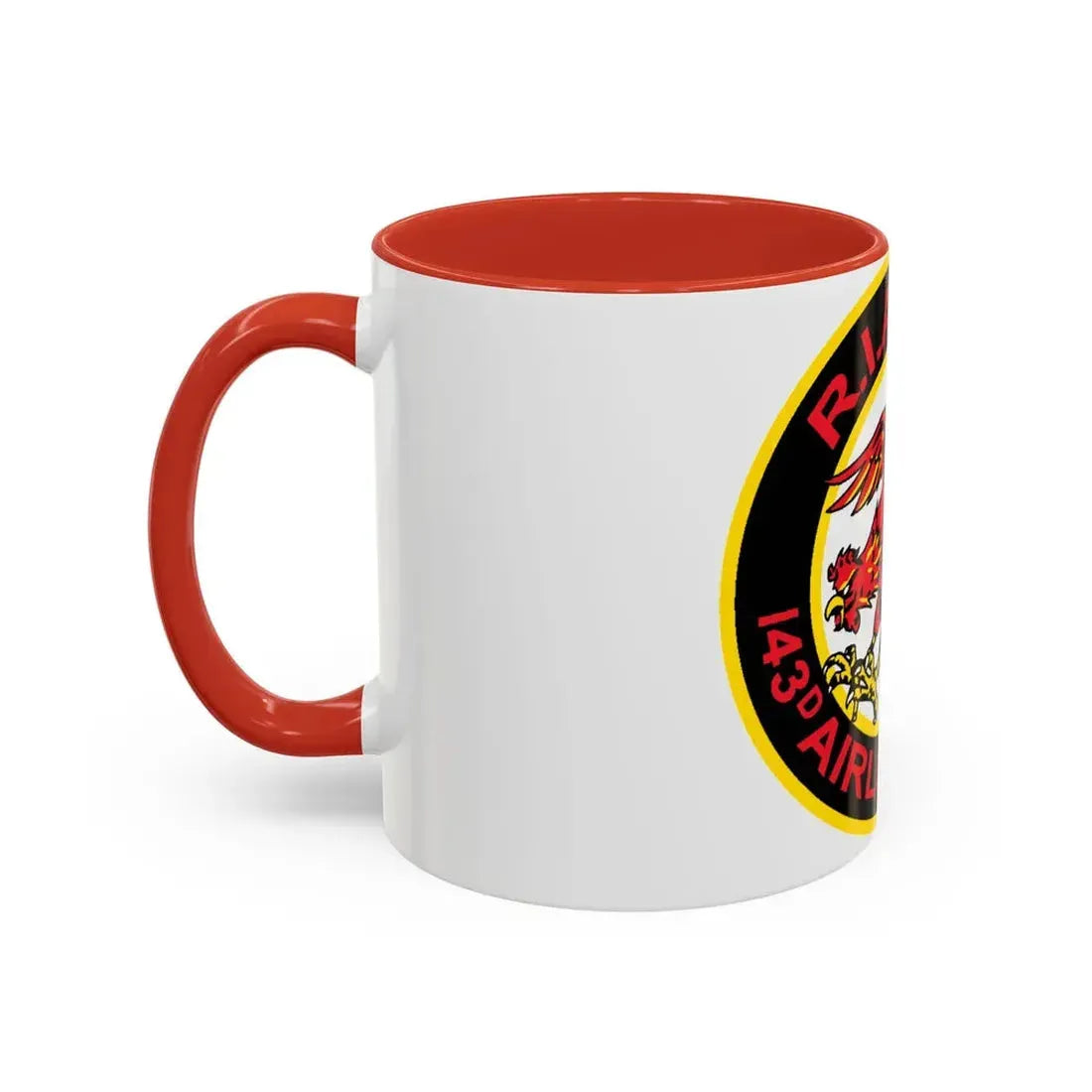 R.I.A.N.G. 143rd Airlift Sq (U.S. Air Force) Accent Coffee Mug - Go Mug Yourself