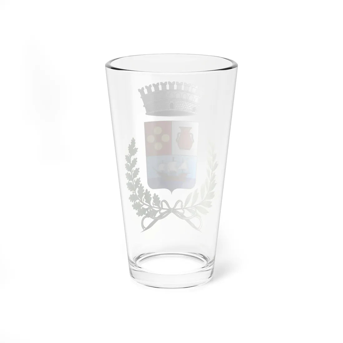 Ricadi-Stemma (Italy) (Coat of Arms) Pint Glass 16oz - Go Mug Yourself