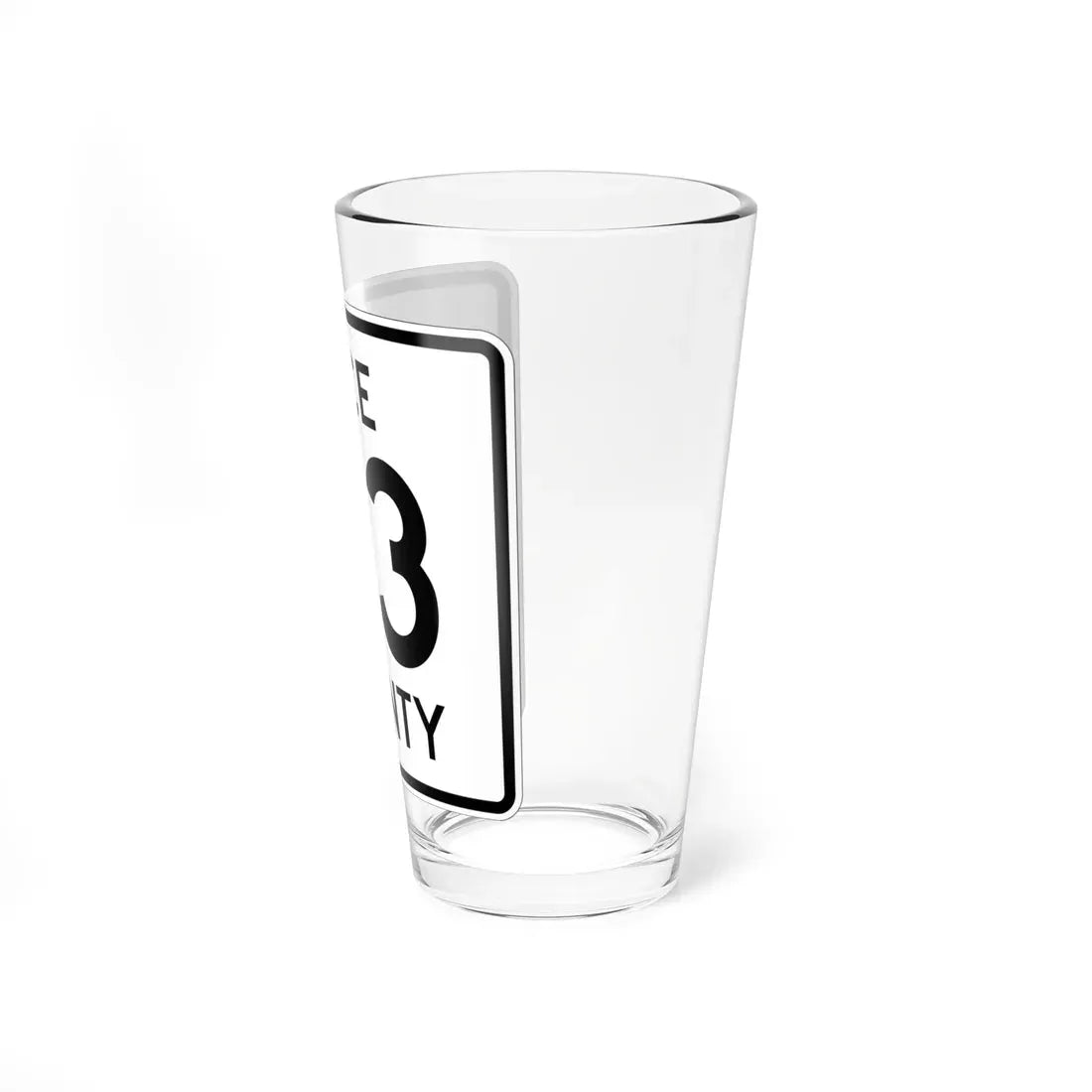 Rice County Route 43 (Minnesota) (Road Sign) Pint Glass 16oz - Go Mug Yourself