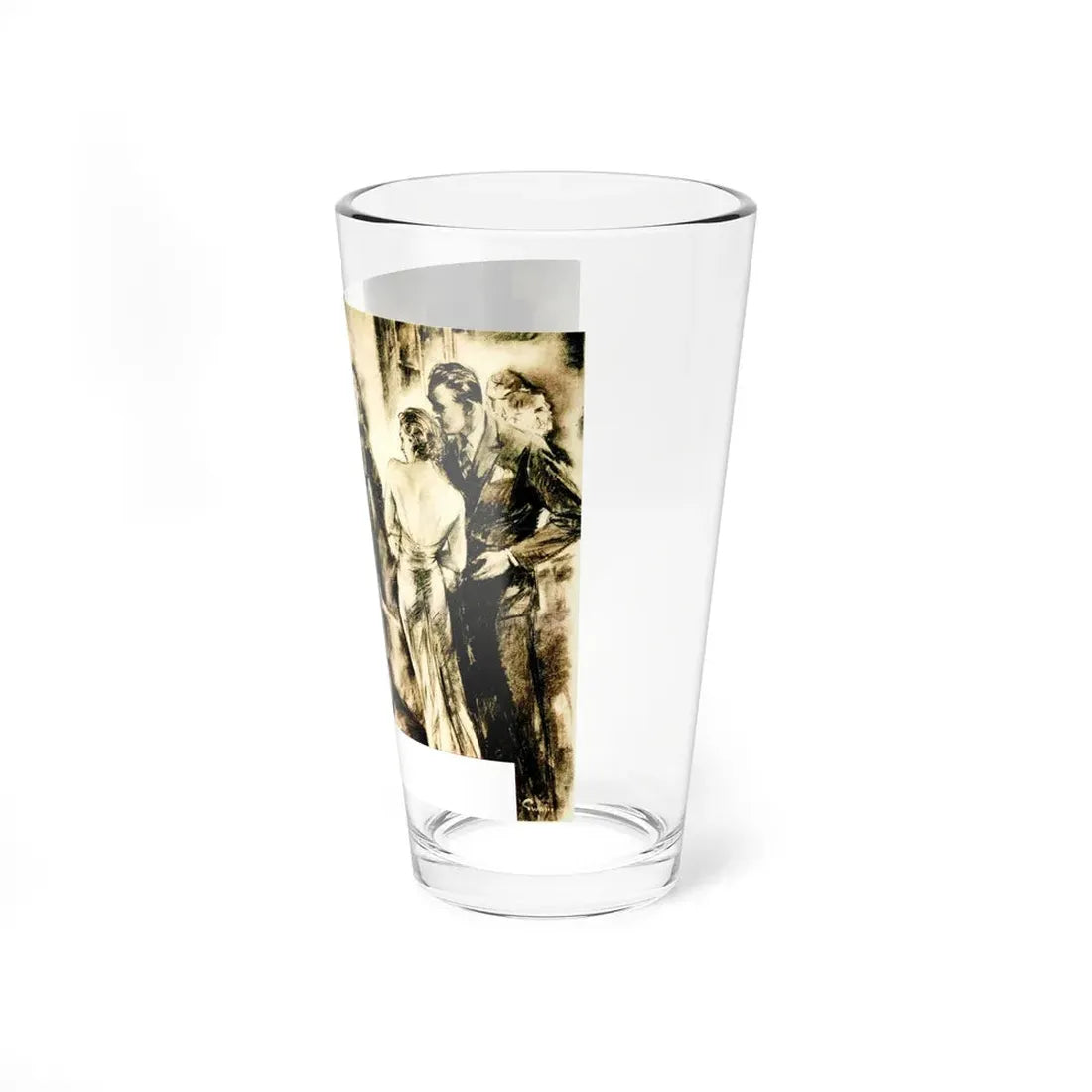 Rich Man's Son, Liberty magazine, April 11, 1936 (Magazine Illustration) Pint Glass 16oz - Go Mug Yourself