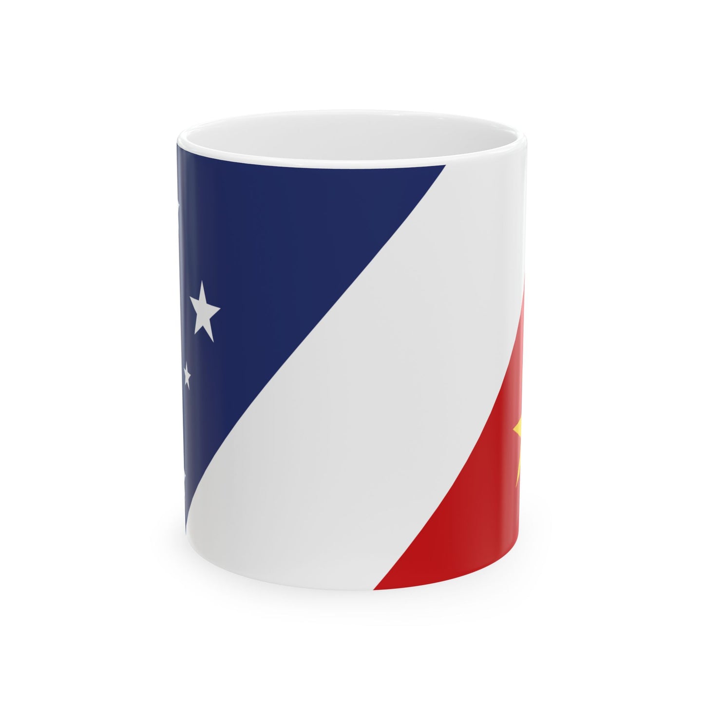 Richard Bates Proposal 1971 Australian Flag Proposal (Australia) White Coffee Mug-11oz-Go Mug Yourself
