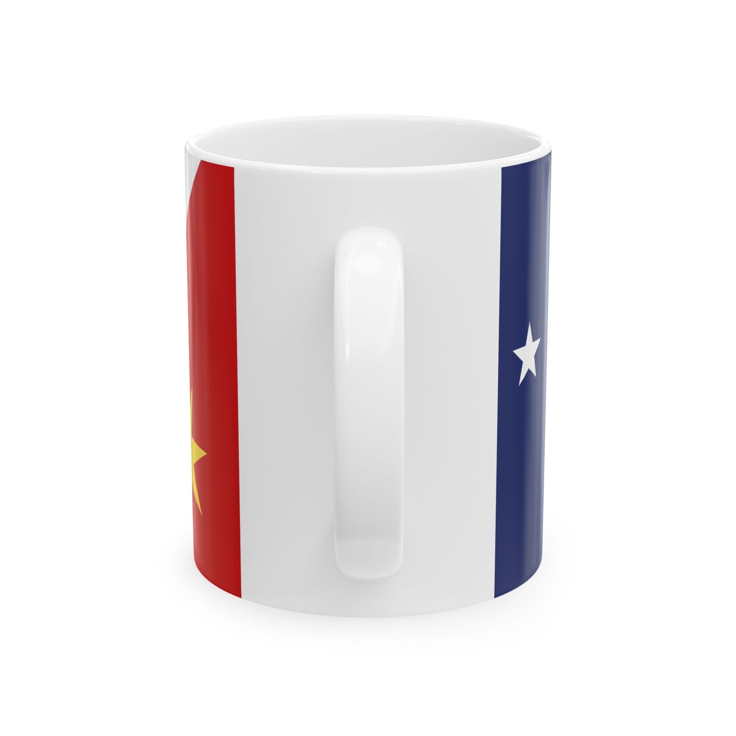 Richard Bates Proposal 1971 Australian Flag Proposal (Australia) White Coffee Mug-Go Mug Yourself