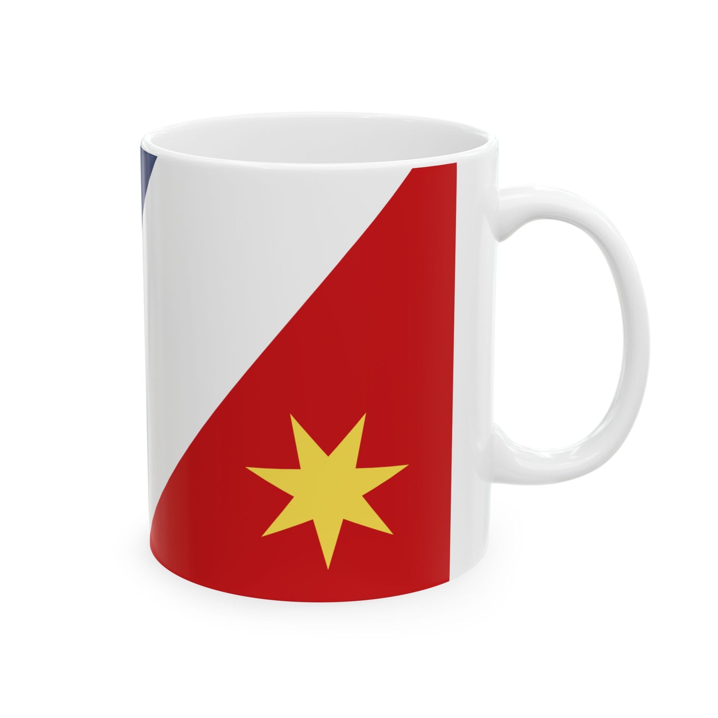 Richard Bates Proposal 1971 Australian Flag Proposal (Australia) White Coffee Mug-Go Mug Yourself