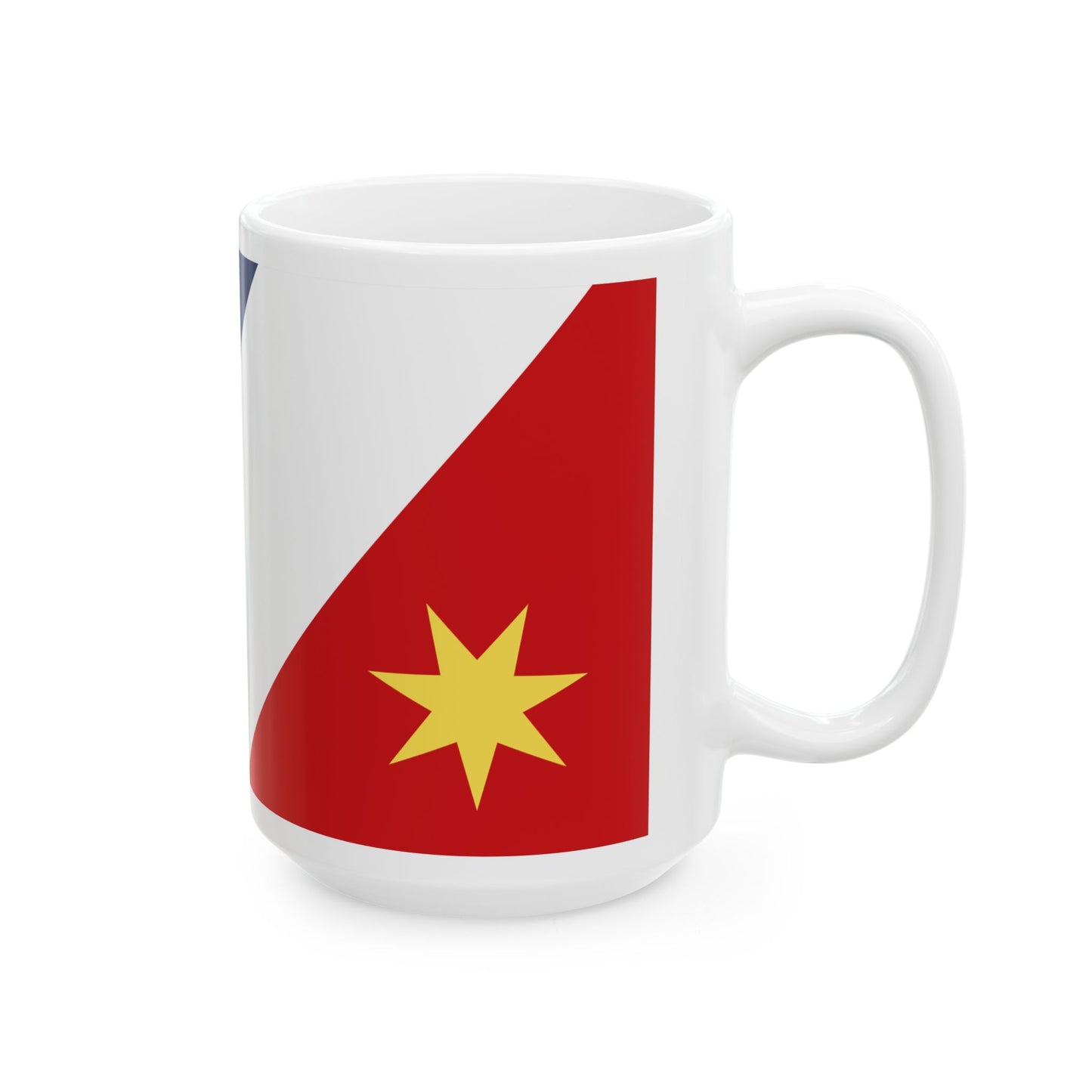 Richard Bates Proposal 1971 Australian Flag Proposal (Australia) White Coffee Mug-Go Mug Yourself