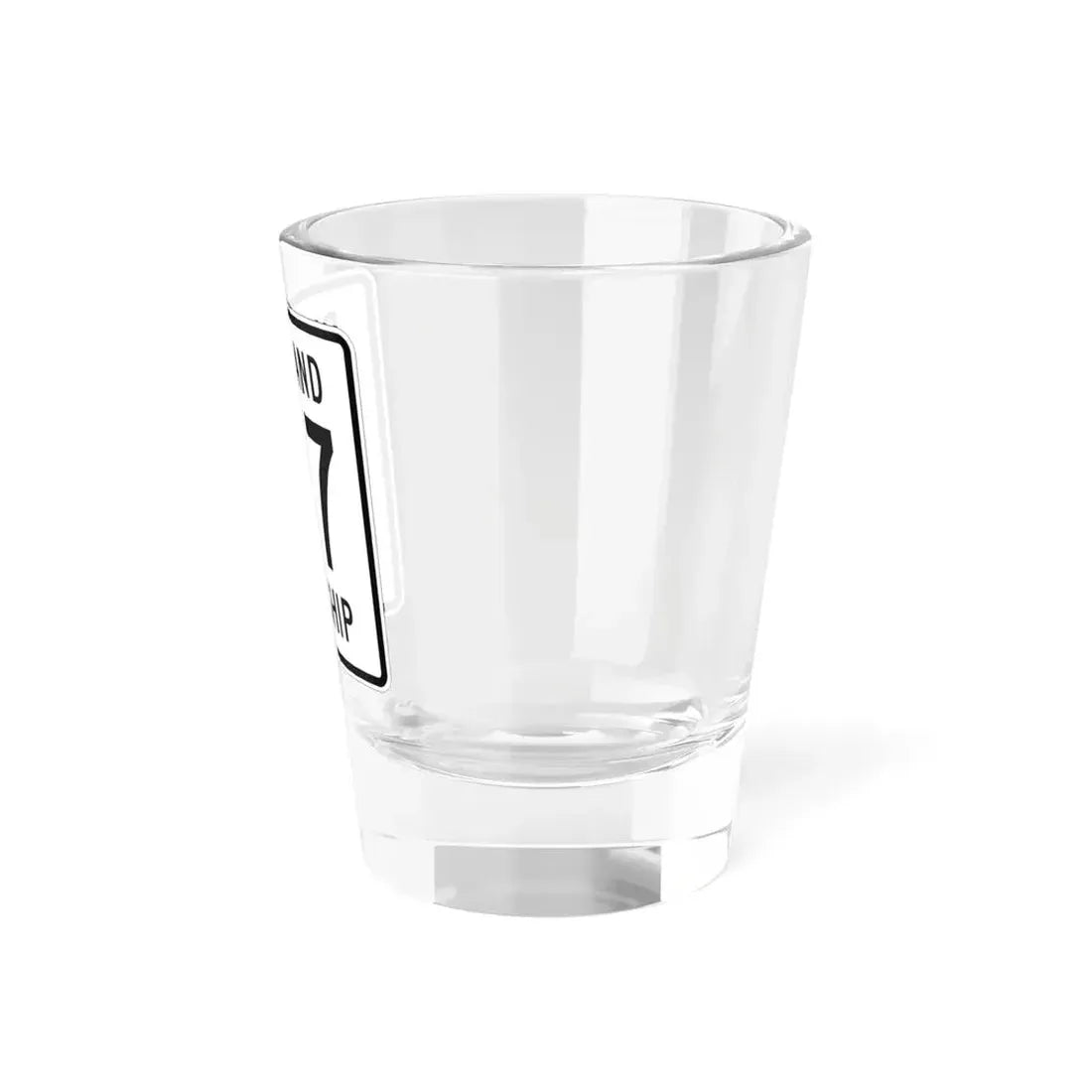 Richland Township Route 107 Logan County Ohio (Ohio) (Road Sign) Shot Glass 1.5oz - Go Mug Yourself