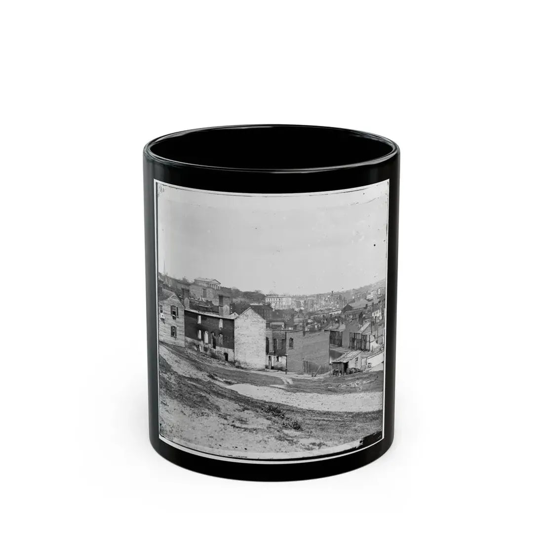 Richmond, Va. Another View From Gambles Hill (U.S. Civil War) Black Coffee Mug 11oz - Go Mug Yourself