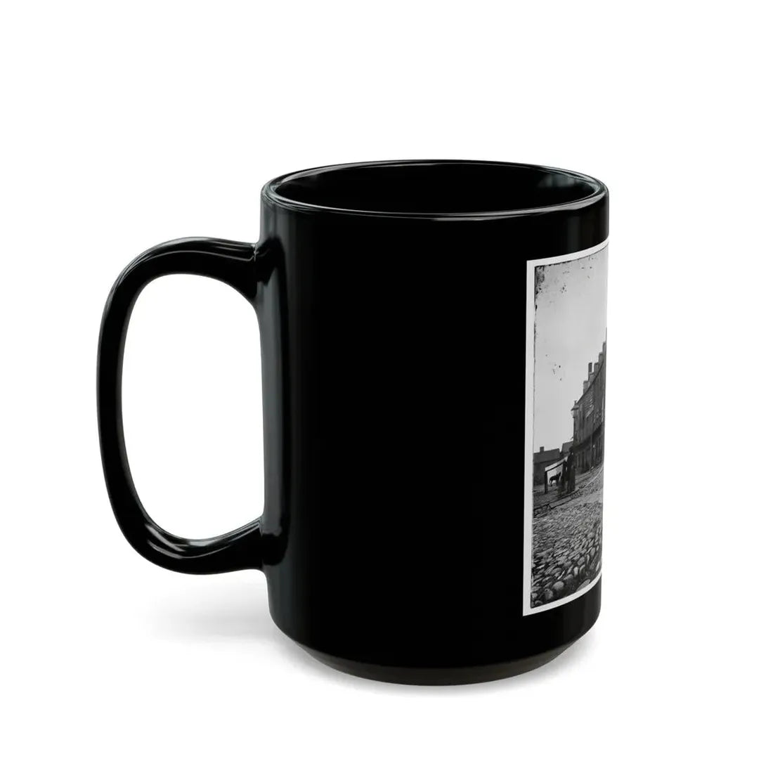 Richmond, Va. Castle Thunder, Cary Street (U.S. Civil War) Black Coffee Mug - Go Mug Yourself