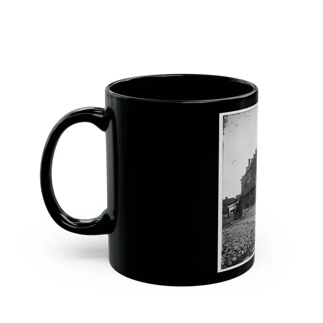Richmond, Va. Castle Thunder, Cary Street (U.S. Civil War) Black Coffee Mug - Go Mug Yourself