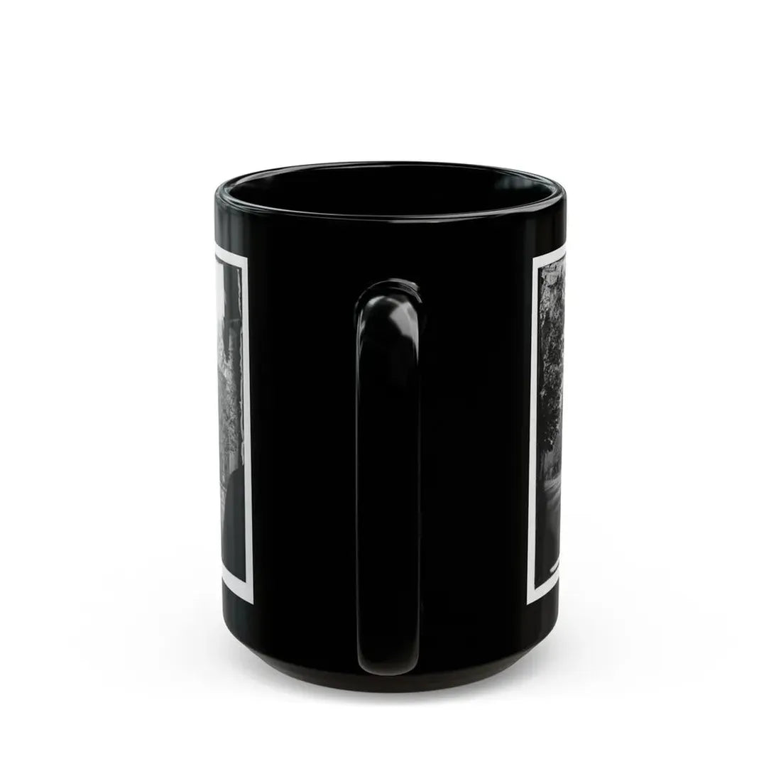 Richmond, Va. City Hall; Sycamore Church Beyond (Capitol Street) (U.S. Civil War) Black Coffee Mug - Go Mug Yourself