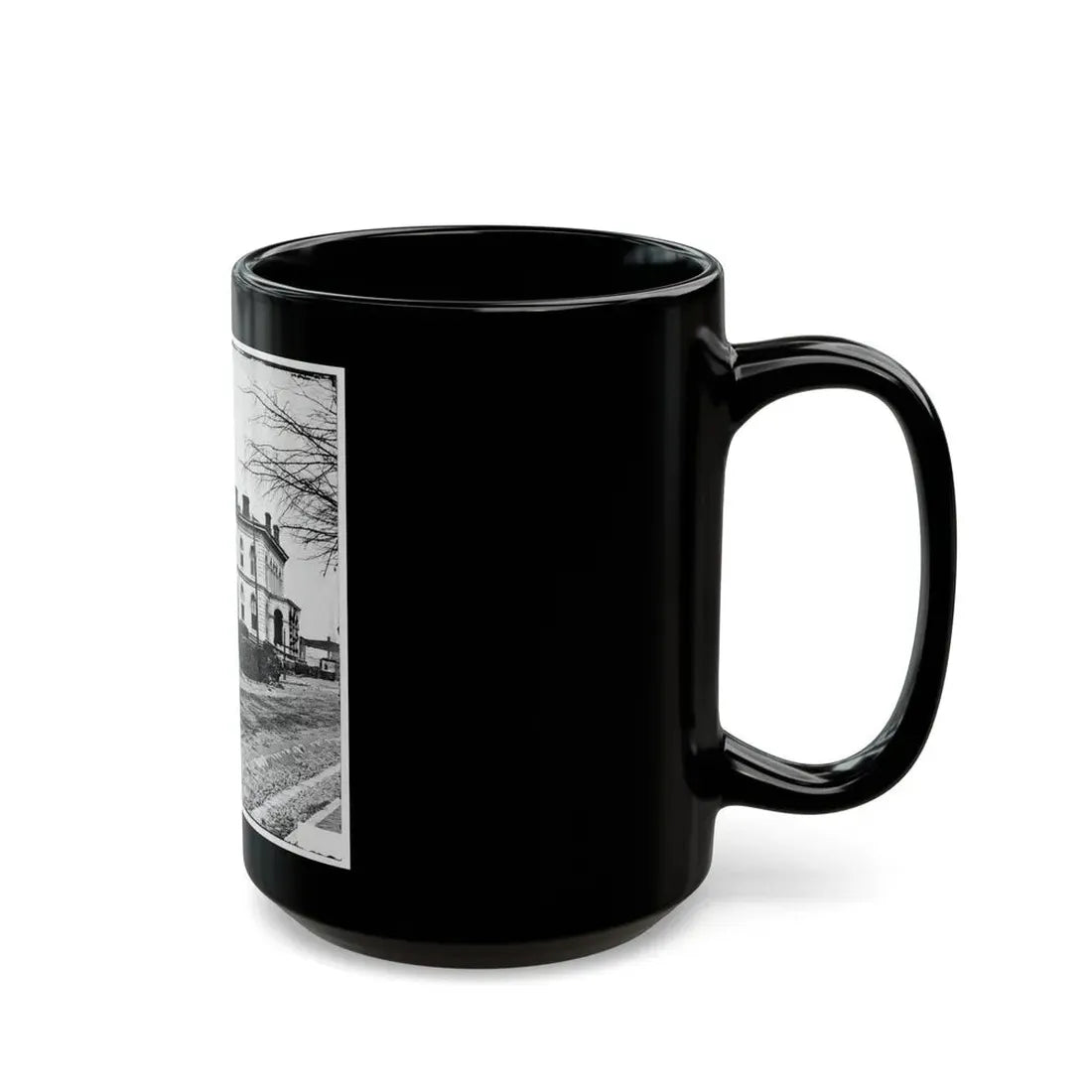 Richmond, Va. Custom House, Standing Among The Ruins (U.S. Civil War) Black Coffee Mug - Go Mug Yourself
