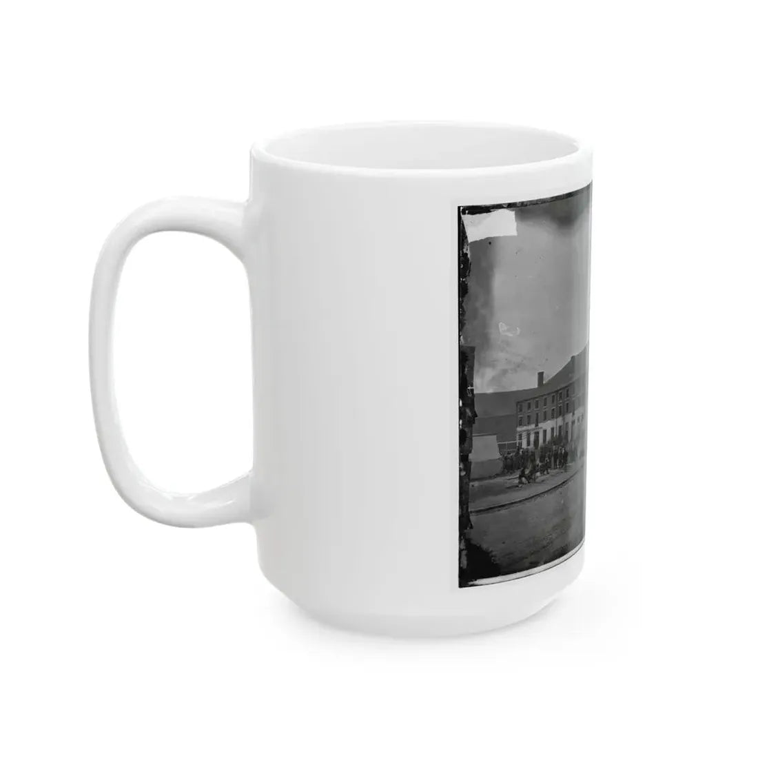 Richmond, Va. Front And Side View Of Libby Prison (U.S. Civil War) White Coffee Mug - Go Mug Yourself