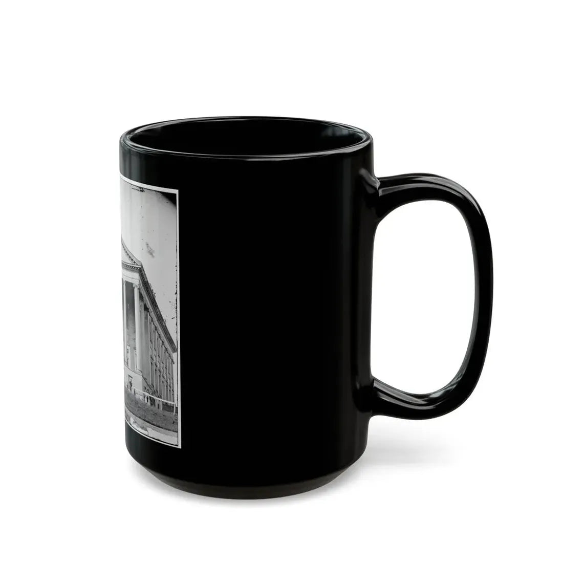 Richmond, Va. Front View Of Capitol (U.S. Civil War) Black Coffee Mug - Go Mug Yourself