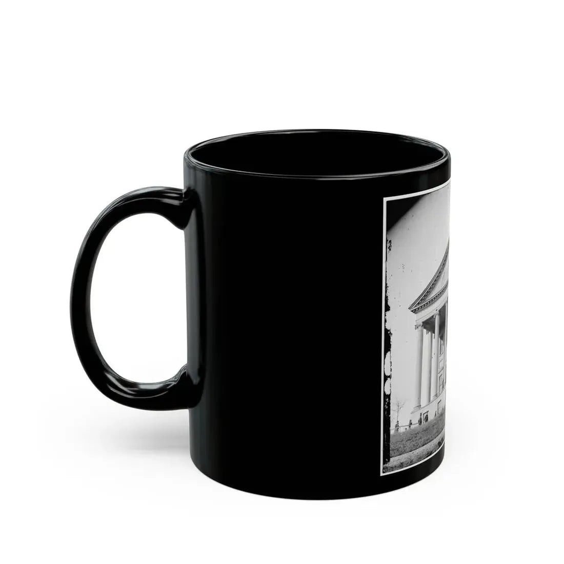 Richmond, Va. Front View Of Capitol (U.S. Civil War) Black Coffee Mug - Go Mug Yourself