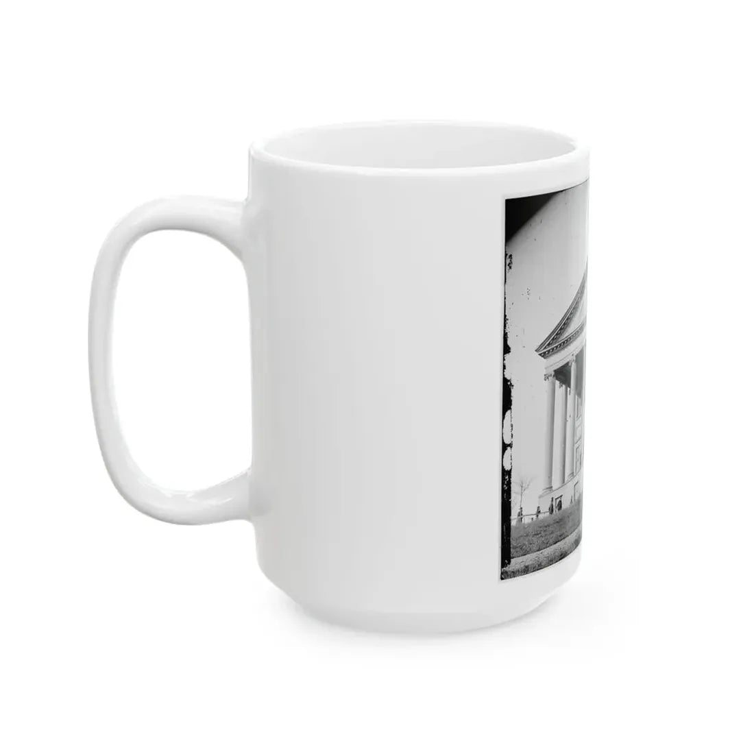 Richmond, Va. Front View Of Capitol (U.S. Civil War) White Coffee Mug - Go Mug Yourself