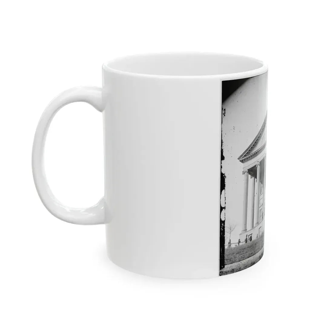 Richmond, Va. Front View Of Capitol (U.S. Civil War) White Coffee Mug - Go Mug Yourself