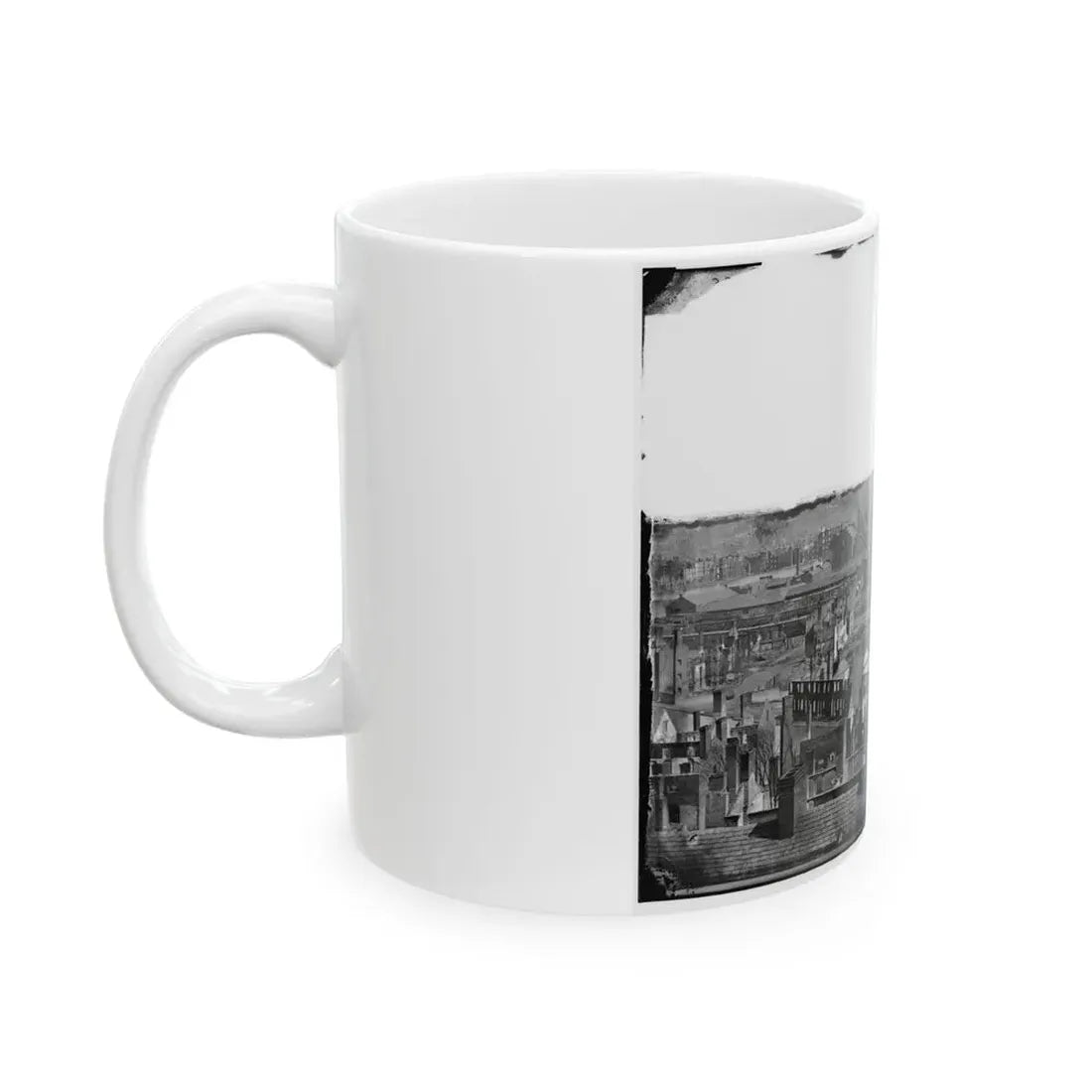 Richmond, Va. General View Of The Burned District (U.S. Civil War) White Coffee Mug - Go Mug Yourself